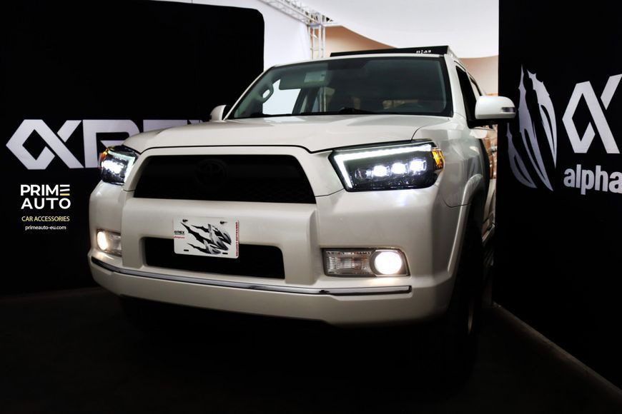 Передние фары Toyota 4Runner 2010-2013 LED NOVA серия черные AlphaRex 880759 880759 фото