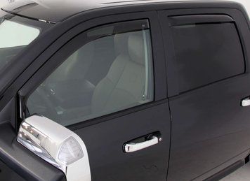 Window Deflectors 4 pcs set RAM/Dodge Ram 1500 Classic 2009-2024 Dark Gloss Standard Extended EGR 562651