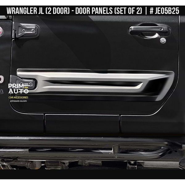 Молдинги боковые Jeep Wrangler JL 2018-2025 чёрный AIR DESIGN JE05B25 JE05B25 фото