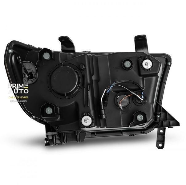 Передние фары Toyota Tundra 2007-2013 LED NOVA серия цвет Alpha-Black AlphaRex 880747 880747 фото