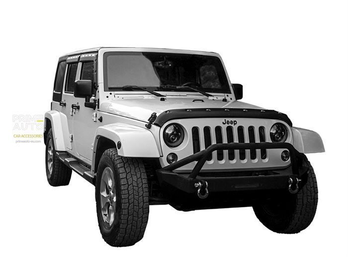 Deflector capota Tough Guard Jeep Wrangler JK 2007-2018 texturat FormFit TG7W07