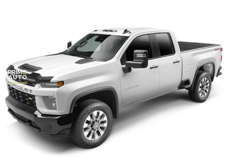 Deflektor maski spoiwo czarny mata Chevrolet Silverado 2500 HD 2020- 2025 AVS 377187