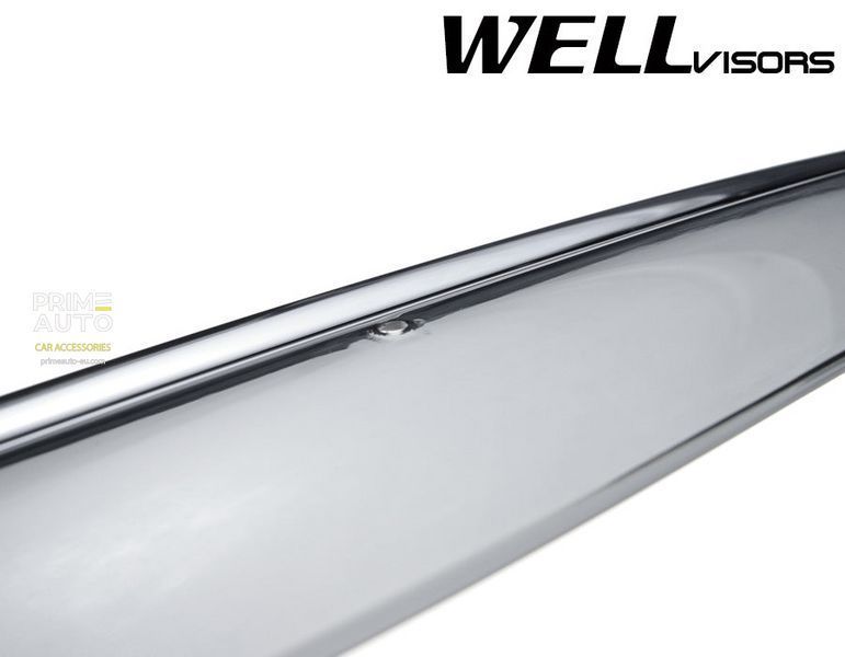 Дефлекторы окон к-т 4 шт с хромированным молдингом Mercedes-Benz R-Class 2006 - 2012 Wellvisors 3-847MB012 3-847MB012 фото