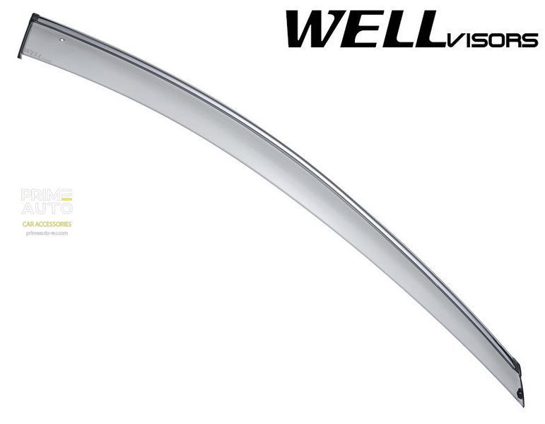 Дефлекторы окон к-т 4 шт с хромированным молдингом Mercedes-Benz R-Class 2006 - 2012 Wellvisors 3-847MB012 3-847MB012 фото