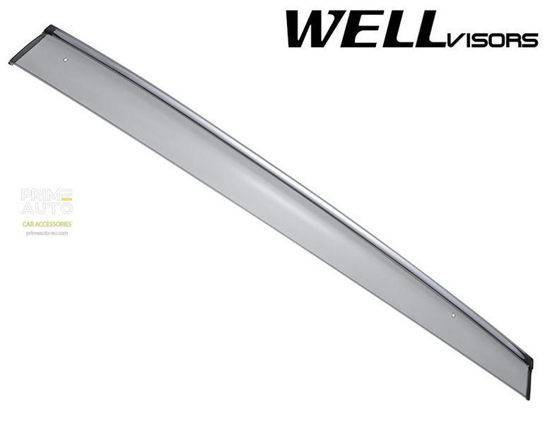Дефлекторы окон к-т 4 шт с хромированным молдингом Mercedes-Benz R-Class 2006 - 2012 Wellvisors 3-847MB012 3-847MB012 фото