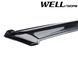 Дефлекторы окон к-т 4 шт с черным хромированным молдингом Kia Forte 2010 - 2013 Sedan Wellvisors 3-847KA007 3-847KA007 фото 3
