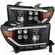 Передние фары Toyota Tundra 2007-2013 LED NOVA серия цвет Alpha-Black AlphaRex 880747 880747 фото 1