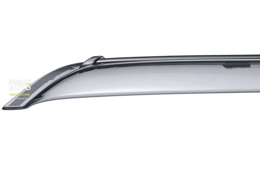 Дефлекторы окон к-т 4 шт с черным хромированным молдингом Mitsubishi ASX 2011 - 2022 Wellvisors 3-847MI007 3-847MI007 фото