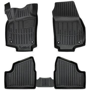 Dywaniki gumowe z bokiem zestaw 5 szt Opel Astra 2004 - 2010 (H) czarny SOVA-PL