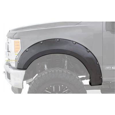 Poszerzenia nadkoli ustawić 4 szt Nissan Frontier 2006-2020 Boss Pocket-style czarny Bushwacker 71906-02