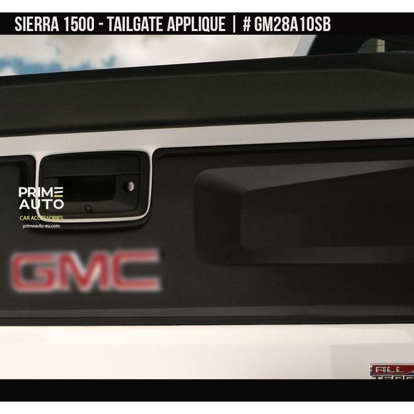 Podkładka na tylną tablicę GMC Sierra 1500 2016-2018 czarny AIR DESIGN GM28A10SB