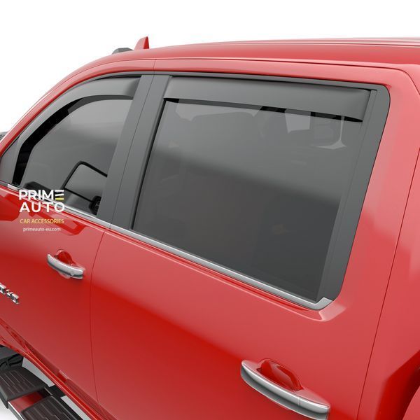 Owiewki do szyb samochodowych num 4 szt wstawiony Chevrolet Blazer 2019 - 2026 ciemny matowy EGR 571975