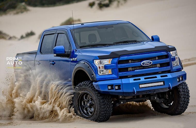 Дефлектор капоту клеючий чорний матовий Toyota Tundra 2014 - 2021 Husky Liners 2877094 2877094 фото