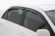 Window Deflectors 4 pcs Set Honda Accord 2018 - 2026 Ventvisor IN-CHANNEL Dark Smoke AVS 194268
