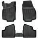 Dywaniki gumowe z bokiem zestaw 5 szt Opel Astra 2004 - 2010 (H) czarny SOVA-PL