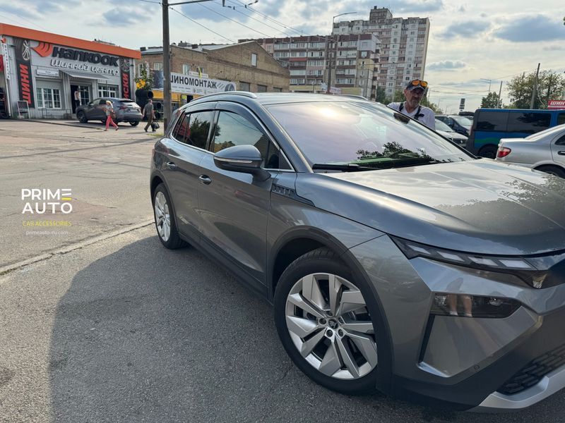 Дефлектори вікон к-т 4 шт з хромованим молдингом Volkswagen ID4 2021 - 2025 Wellvisors 3-847VW022 3-847VW022 фото