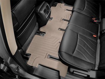 Covorașe cauciuc 3D Liners 2-lea r&acirc;nd Nissan Pathfinder 2013 - 2020 bej WeatherTech 454452