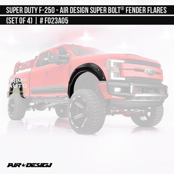Фендера Ford F-250 2017-2025 черный AIR DESIGN FO23A05 FO23A05 фото