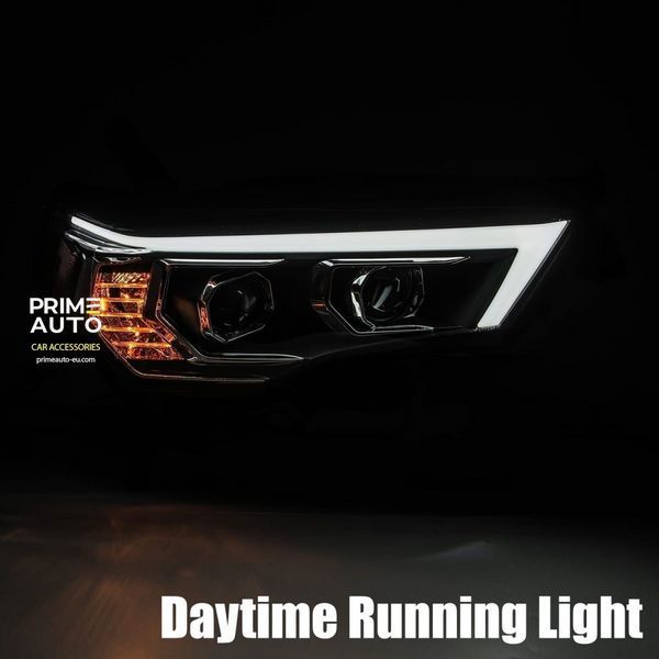 Faruri faţă Toyota 4Runner 2014-2022 LED LUXX series negru AlphaRex 880722