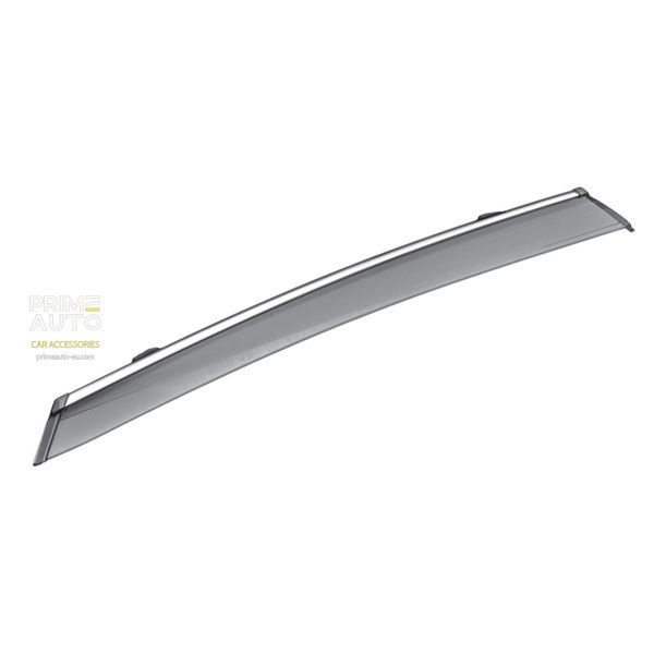 Дефлекторы окон к-т 4 шт с хромированным молдингом Honda Civic;Insight 2016 - 2022 Sedan Wellvisors 3-847HD033 3-847HD033 фото