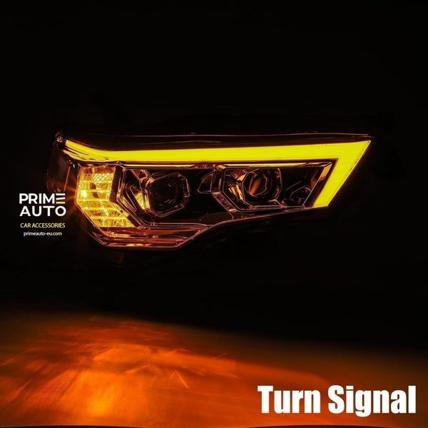 Faruri faţă Toyota 4Runner 2014-2022 LED LUXX series negru AlphaRex 880722