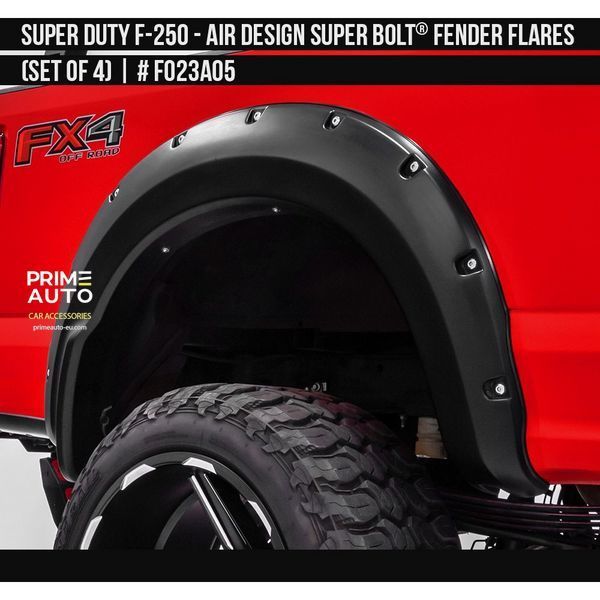 Фендера Ford F-250 2017-2025 черный AIR DESIGN FO23A05 FO23A05 фото