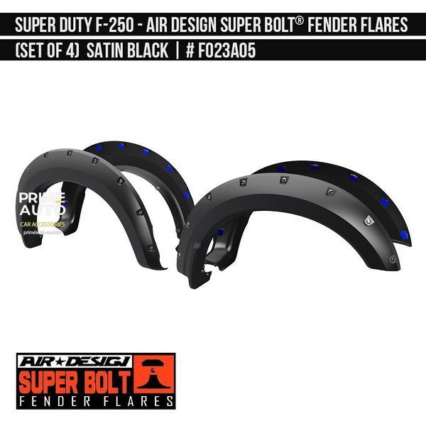 Фендера Ford F-250 2017-2025 черный AIR DESIGN FO23A05 FO23A05 фото