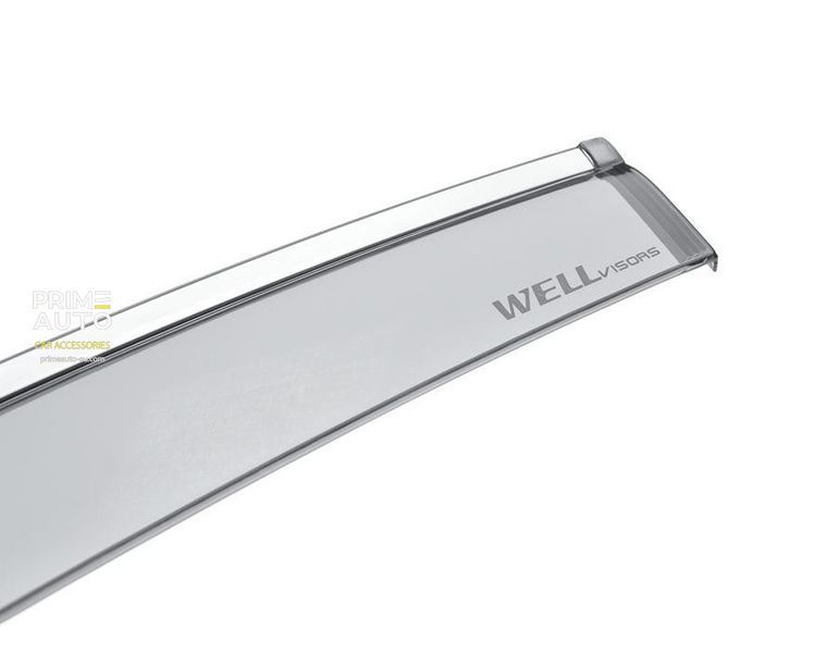 Owiewki do szyb samochodowych num 4 szt z chromowaną odlewanie Buick Encore GX 2020- 2025 Wellvisors 3-847BU012