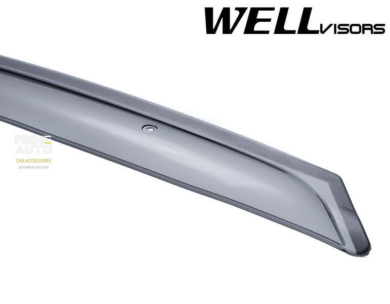 Window Deflectors 4pcs Set Premium Series Mitsubishi Outlander 2003-2006 Wellvisors 3-847MI001