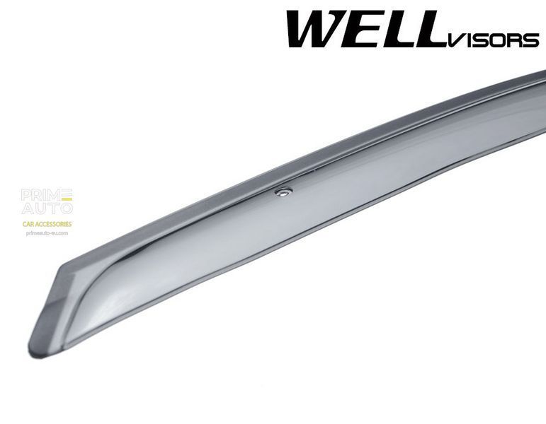 Window Deflectors 4pcs Set Premium Series Mitsubishi Outlander 2003-2006 Wellvisors 3-847MI001