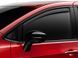 Side Window Deflectors in-channel front Chevrolet Express 1996 - 2025 Dark Gloss WeatherTech 80020IM