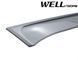 Window Deflectors 4pcs Set Premium Series Mitsubishi Outlander 2003-2006 Wellvisors 3-847MI001