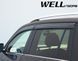 Дефлекторы окон к-т 4 шт с черным хромированным молдингом Volkswagen Atlas 2018 - 2025 Wellvisors 3-847VW017 3-847VW017 фото 3
