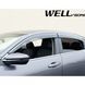 Дефлекторы окон к-т 4 шт с хромированным молдингом Honda Civic;Insight 2016 - 2022 Sedan Wellvisors 3-847HD033 3-847HD033 фото 10