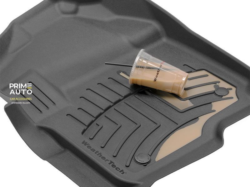 Car Mats 3D Liners High Performance Front Nissan Rogue 2021 - 2022 Black WeatherTech 4416441IM
