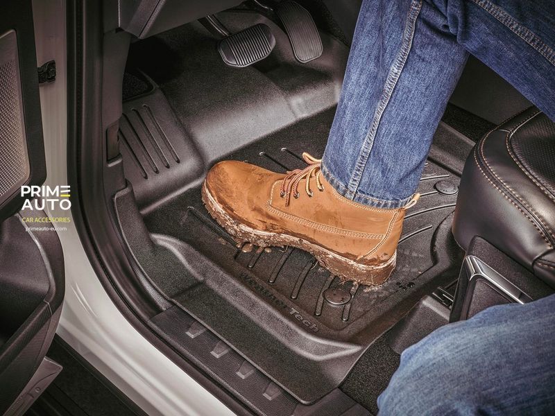 Dywaniki gumowe 3D Liners High Performance prz&oacute;d Dodge Durango 2016 + czarny WeatherTech 449301IM