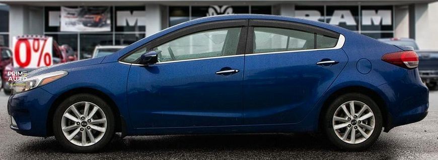 Owiewki do szyb samochodowych num 4 szt Kia Forte 2014-2018 Sedan (4-drzwiowy) gładki SD22E14-4