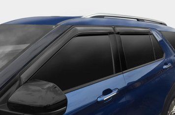 Window Deflectors 4 pcs Set Hyundai SANTA FE 2019-2025 Ventvisor OUTSIDE MOUNT Smoke AVS 94824