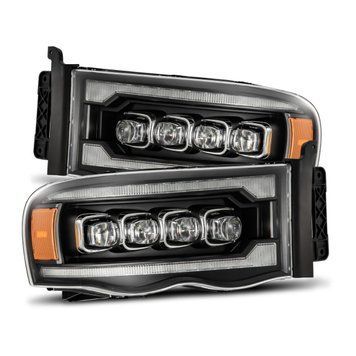Lampy przednie RAM/Dodge Ram 1500 Classic 2002-2005 LED NOVA seria czarny AlphaRex 880564