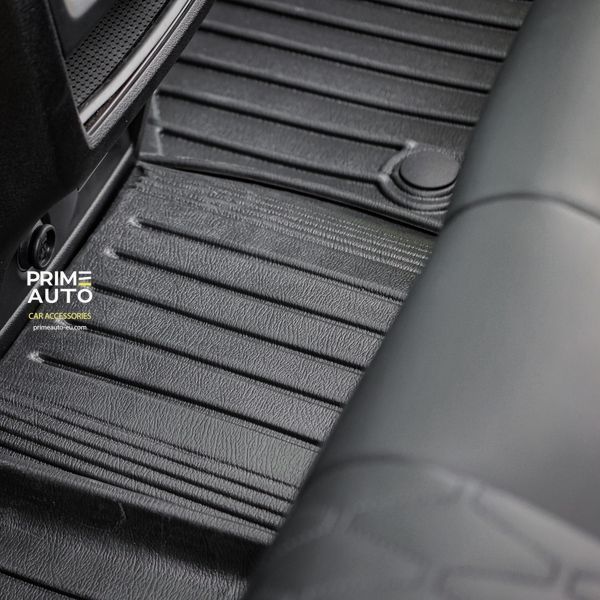 Dywaniki gumowe z bokiem zestaw 5 szt Peugeot 4007 2007 - 2013 (I) czarny SOVA-PL