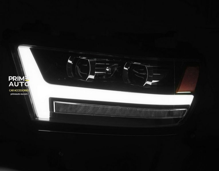Передние фары LED Ram 1500 2019-2022 LED LUXX серия черные AlphaRex 880543 880543 фото