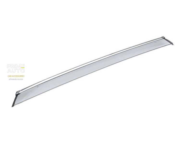 Deflectoare de ferestre set 4 piese cu ornamente cromate Volkswagen Atlas Cross Sport 2020- 2025 Wellvisors 3-847VW020