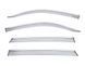 Deflectoare de ferestre set 4 piese cu ornamente cromate Volkswagen Atlas Cross Sport 2020- 2025 Wellvisors 3-847VW020