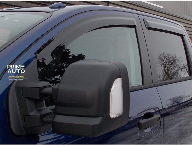 Side Window Deflectorsset of 4 pcs Kia Forte 2014-2018 Hatchback (5-door) smooth SD22E14-5