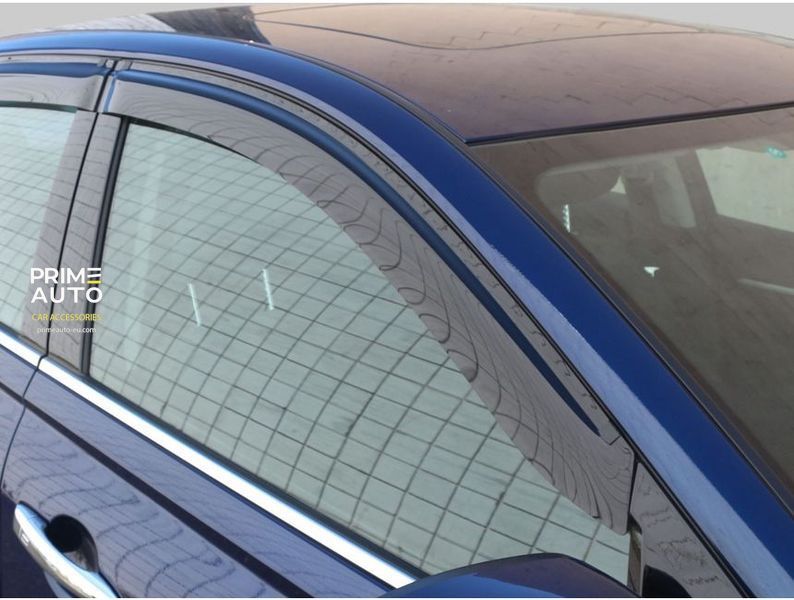 Side Window Deflectorsset of 4 pcs Kia Forte 2014-2018 Hatchback (5-door) smooth SD22E14-5