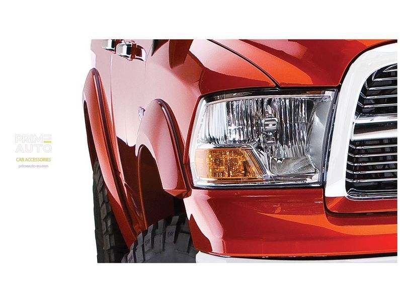 Fender Flares set 4 PCs RAM/Dodge Ram 1500 Classic 2009-2018 Extended-A-style black Bushwacker 50914-02