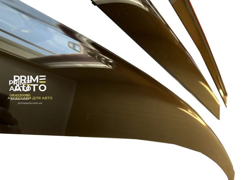 Side Window Deflectorsset of 4 pcs Kia Forte 2014-2018 Hatchback (5-door) smooth SD22E14-5