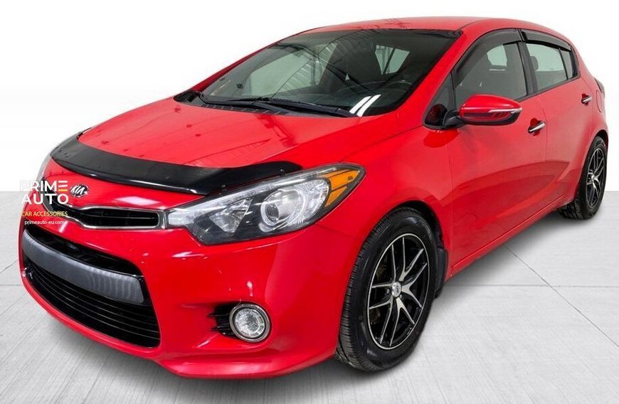 Side Window Deflectorsset of 4 pcs Kia Forte 2014-2018 Hatchback (5-door) smooth SD22E14-5