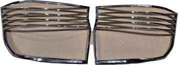 Headlight covers set 2 pcs rear chrome Ssang Yong Actyon 2006 - 2012 Clover RLG766AN
