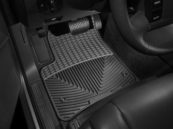 Килими гумові передні Porsche Cayenne 2003 - 2010 чорний WeatherTech W46 W46. фото